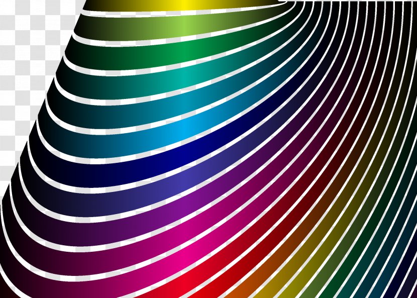 Science And Technology Plot - Colorful Stripes Transparent PNG