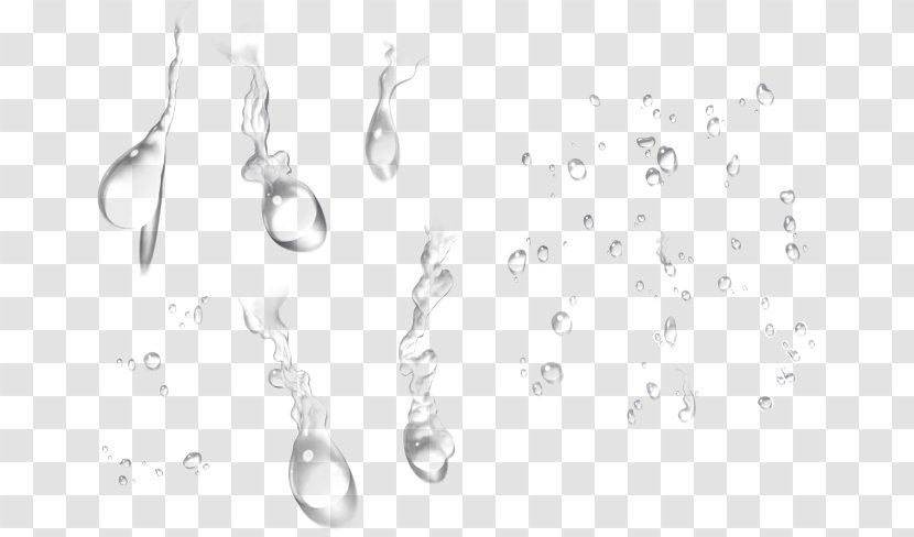 Water Drop Transparency And Translucency Icon - Material - White Droplets Transparent PNG