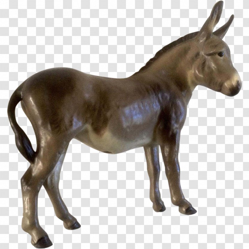 Donkey Foal Mare Figurine Hagen-Renaker - Horse Transparent PNG