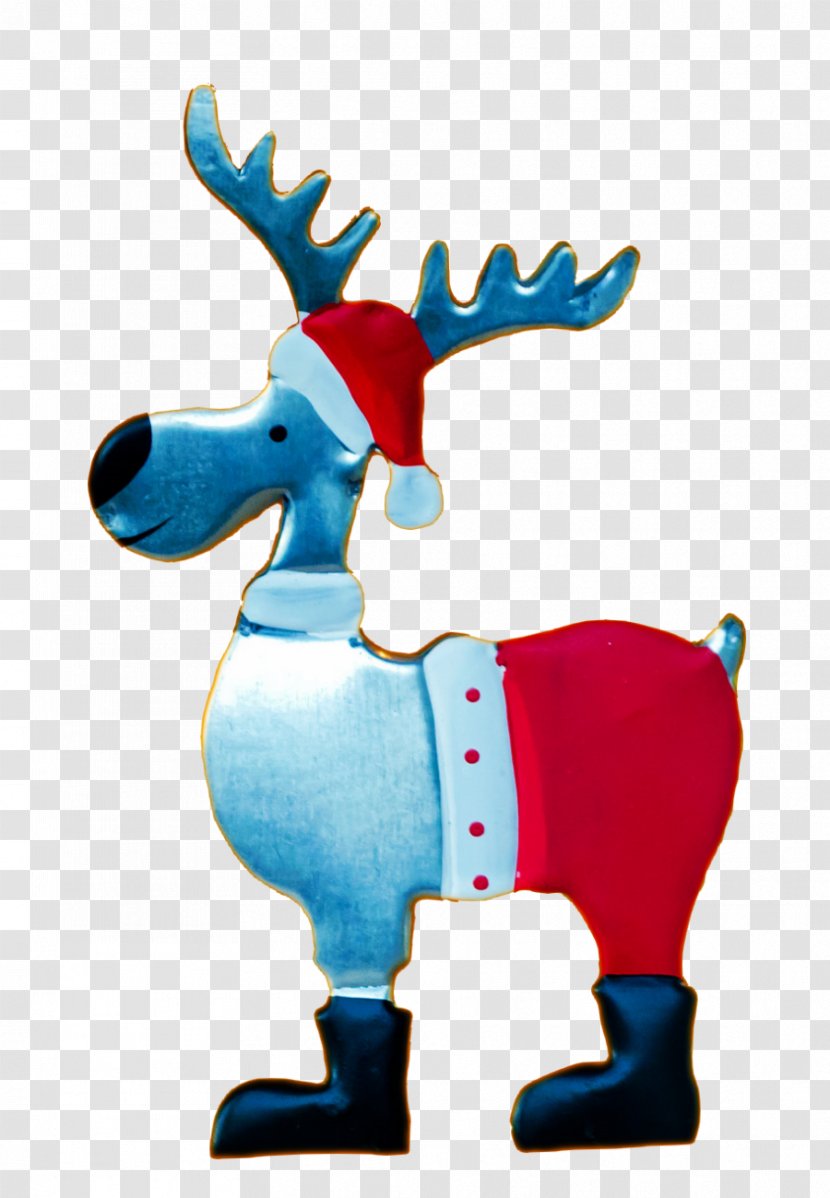 Reindeer Christmas Card Ornament Greeting & Note Cards - Vertebrate Transparent PNG