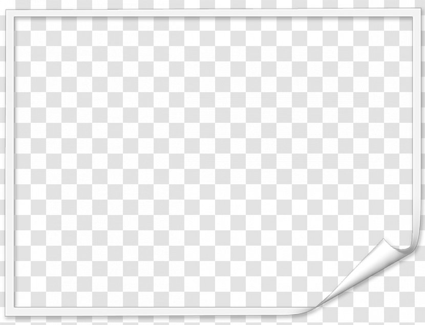 White Square Area Pattern - Rectangle - Paper Edge Transparent PNG