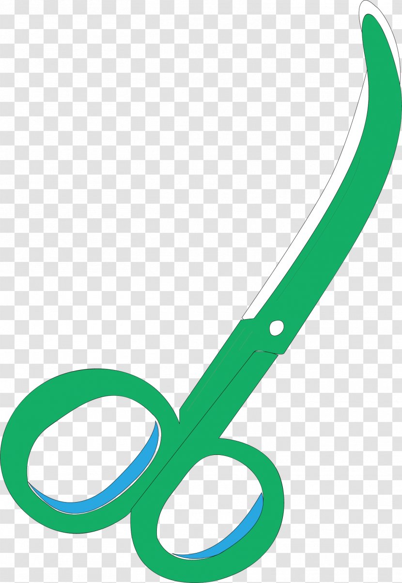 Scissors Clip Art - Aqua - Medical Transparent PNG