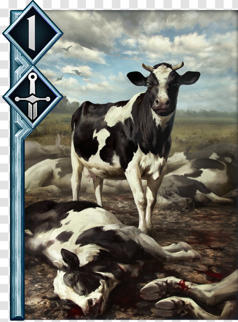 Gwent: The Witcher Card Game 3: Wild Hunt Cattle Art - Cow Goat Family - Skin Transparent PNG