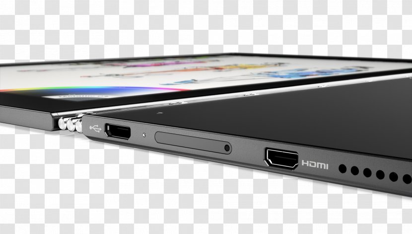 Lenovo Yoga Book 2-in-1 PC Windows 10 - Silhouette - Android Transparent PNG