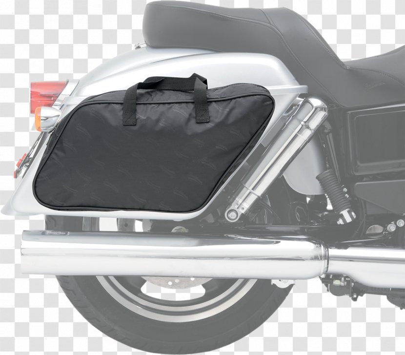 Saddlebag Exhaust System Harley-Davidson Handbag Motorcycle - Automotive Transparent PNG