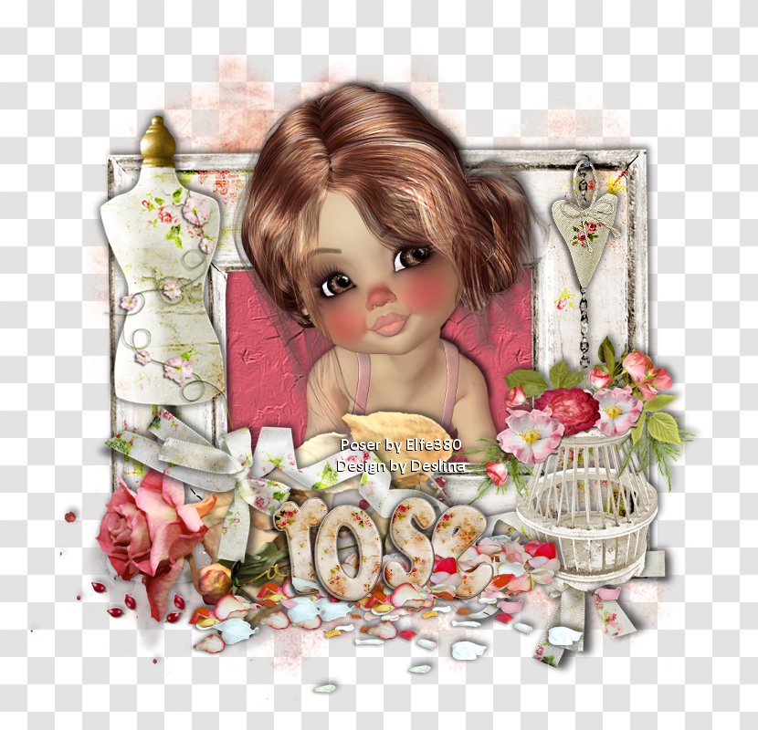 Floral Design Blog Doll - Flower - Ins Transparent PNG