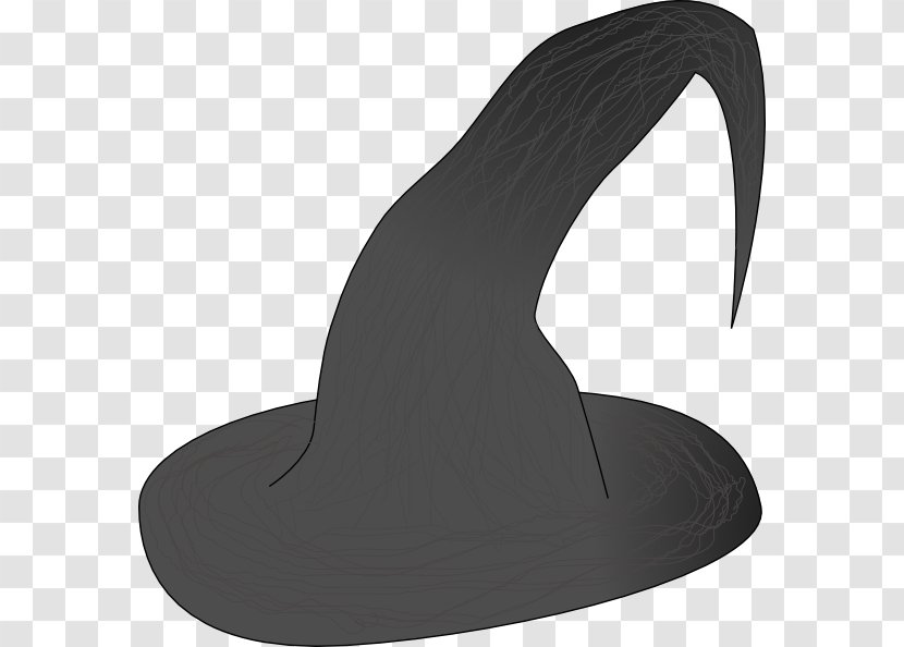 Black And White - Gandalf Hat File Transparent PNG