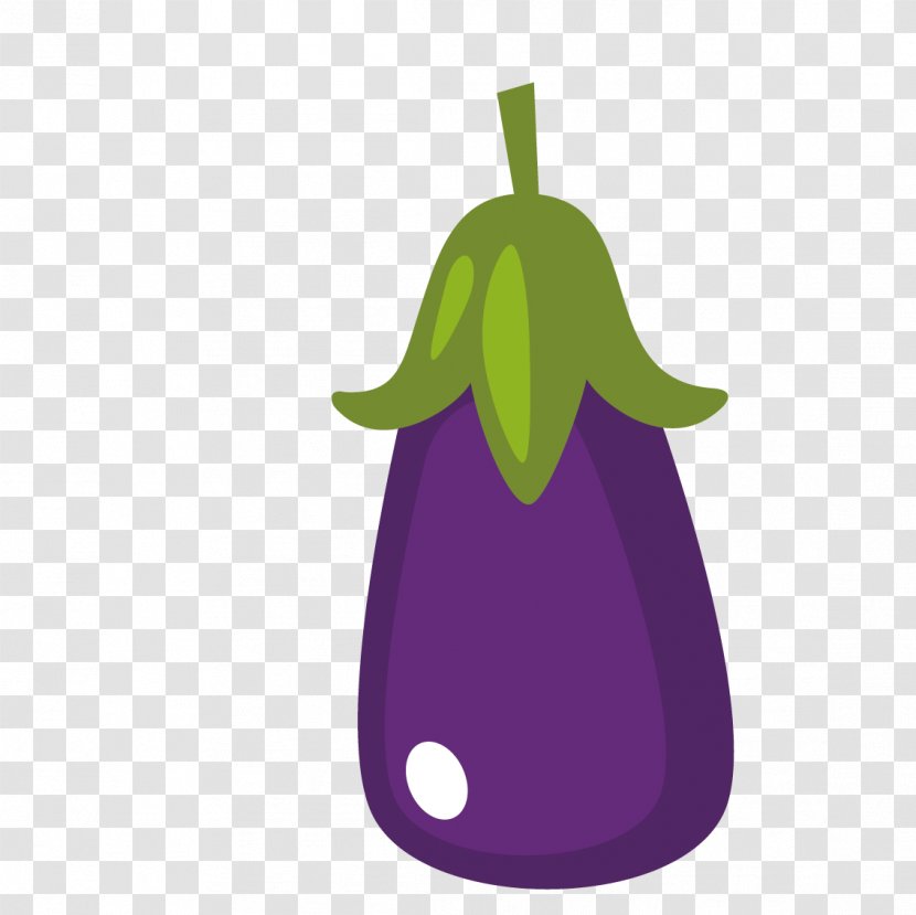 Eggplant Purple Vegetable - Vector Transparent PNG