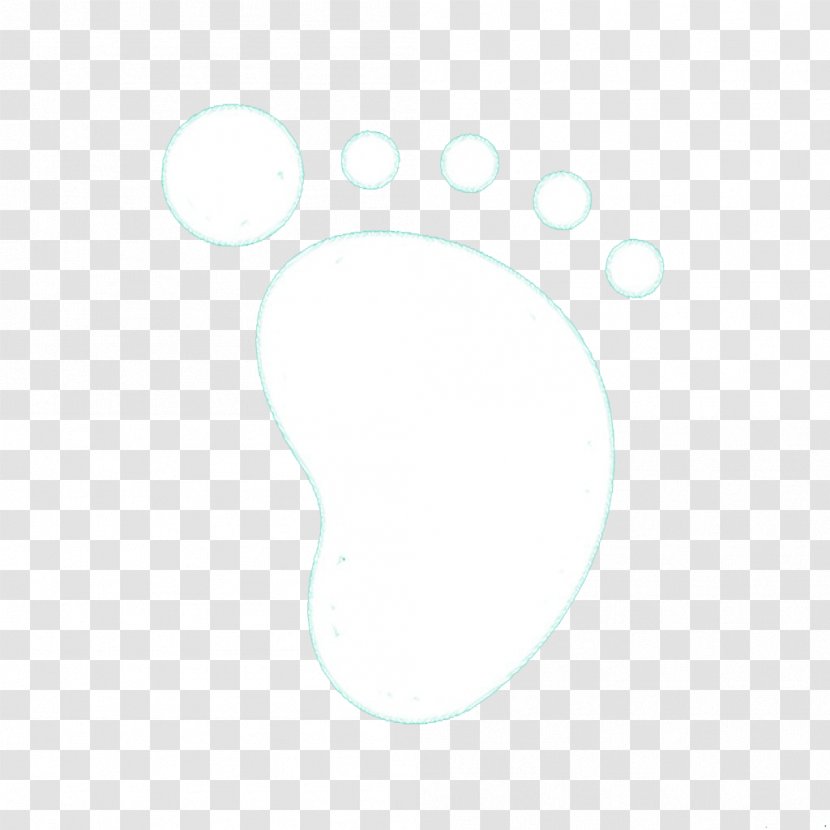 White Brand Pattern - Computer - Dark Green Edge Footprints Transparent PNG