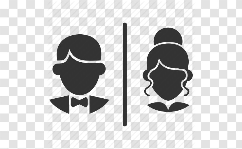 Bathroom Public Toilet Female - Wc Man And Woman Icon Transparent PNG