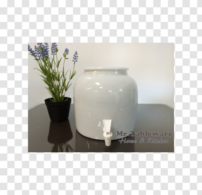 Ceramic Flowerpot Water Cooler Crock - Porcelain Tableware Transparent PNG