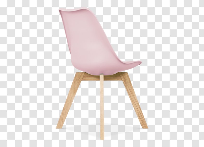 Chair Wood Furniture Pastel Oak - Pink Transparent PNG