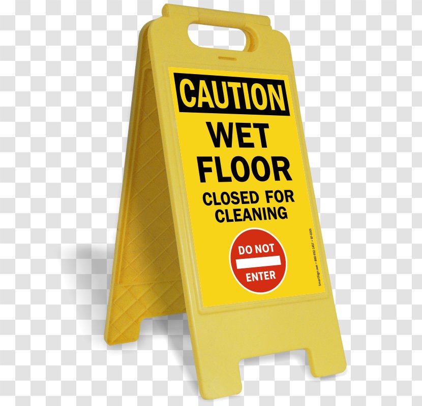 Sign Floor Hazard Safety Vått-gulv-skilt - Accident Transparent PNG