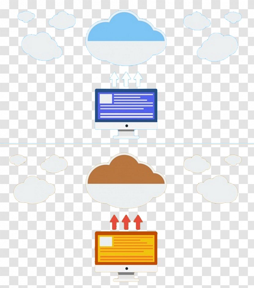 Download Server Upload Cloud Computing - Paper Transparent PNG