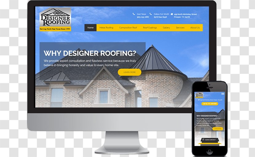 Responsive Web Design Graphic Website - Page - Bakery Roof Transparent PNG