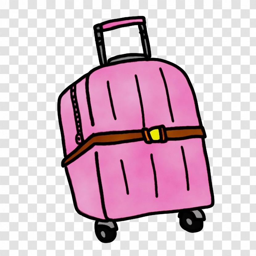Bag Hand Luggage Pink M Baggage Meter Transparent PNG