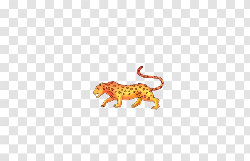 Leopard Yellow Three-dimensional Space - Geometry Transparent PNG
