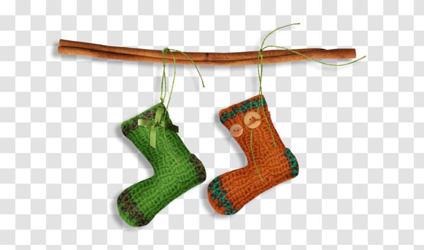 Christmas Ornament - Sock - Design Transparent PNG