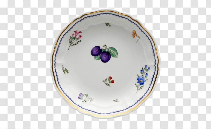 Doccia Porcelain Plate Tableware - Fruit - Italian Pottery Transparent PNG