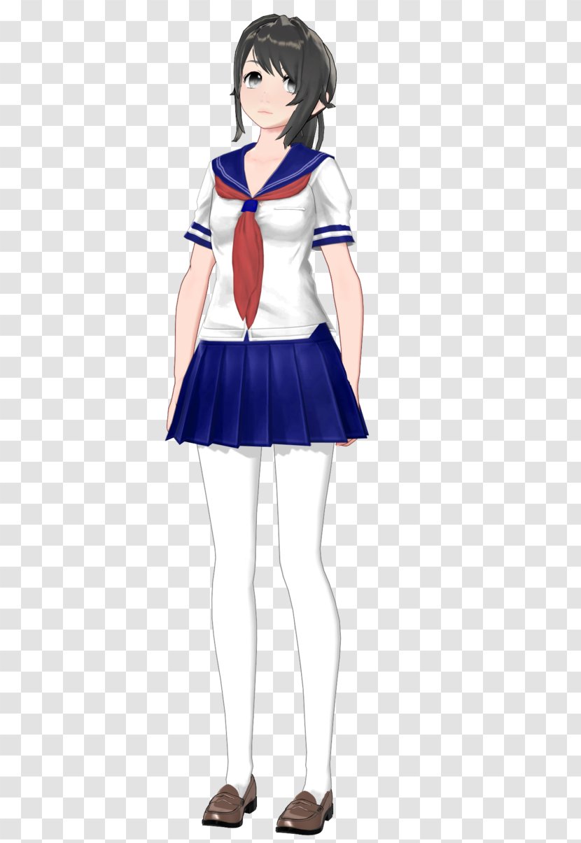 Yandere Simulator MikuMikuDance Hatsune Miku - Frame - School Uniform Transparent PNG