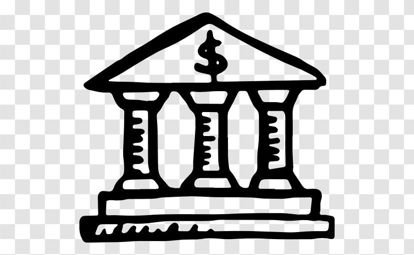Bank Finance Drawing Money - Monochrome Photography Transparent PNG