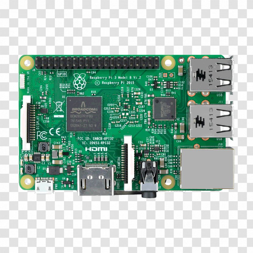 Raspberry Pi 3 Electronics Computer Raspbian - Linux Transparent PNG