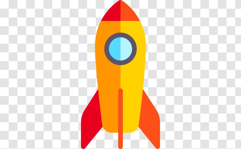 Rocket Spacecraft Icon - Clip Art - Flat Transparent PNG