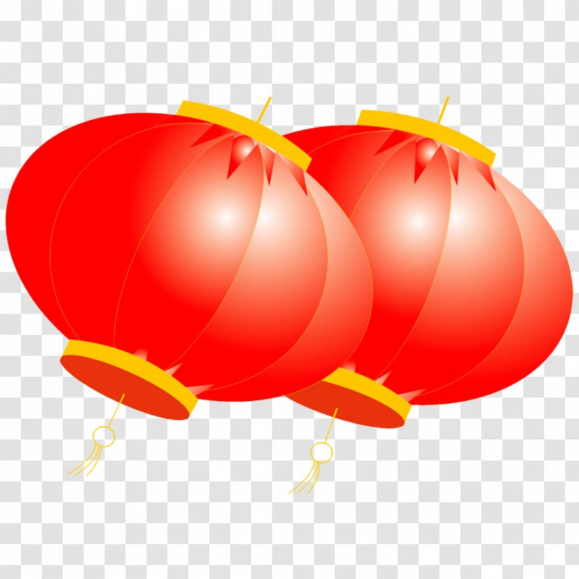 Lantern Chinese New Year - Orange - Lantern,new Year,Chinese Year,Joyous,auspicious Transparent PNG