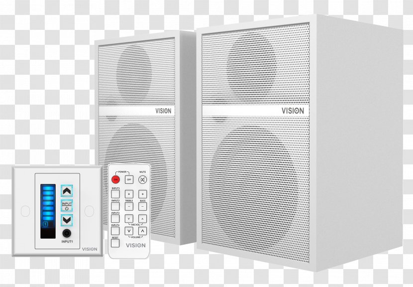 Vision SP-1700 Loudspeaker Audio Multimedia Sound - White - Digital Visions Transparent PNG