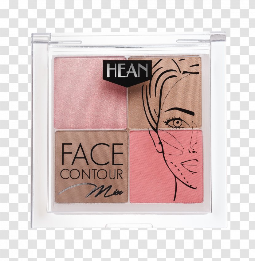 Face Powder Rouge Cosmetics Contouring - Palette Transparent PNG