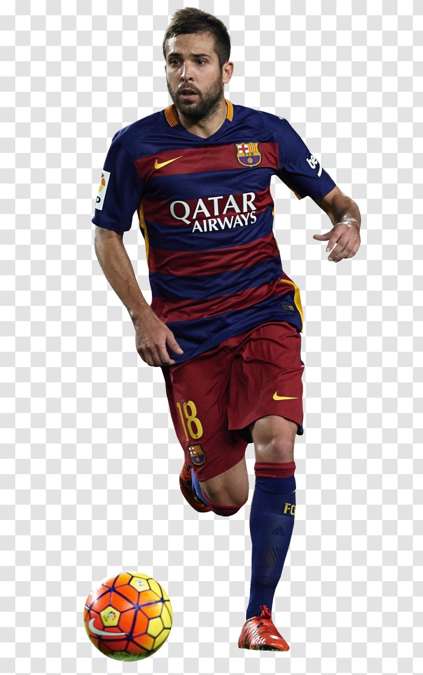 Jordi Alba FC Barcelona Football Player Sport - Sports - Fc Transparent PNG