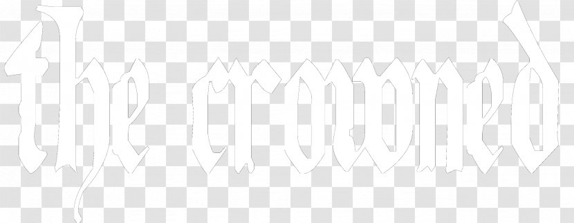 White Line Art Font - Drawing - Stereo Crown Transparent PNG