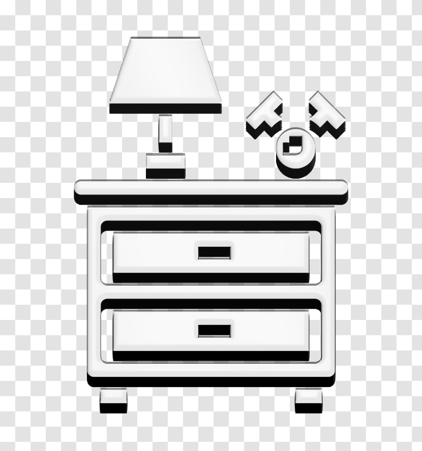 Nightstand Icon Furniture And Household Icon Home Equipment Icon Transparent PNG