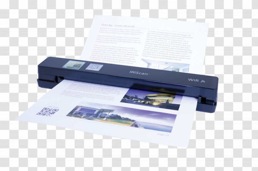 Laptop Image Scanner Wi-Fi I.R.I.S. IRIScan Anywhere 3 5 - Iris Iriscan Transparent PNG