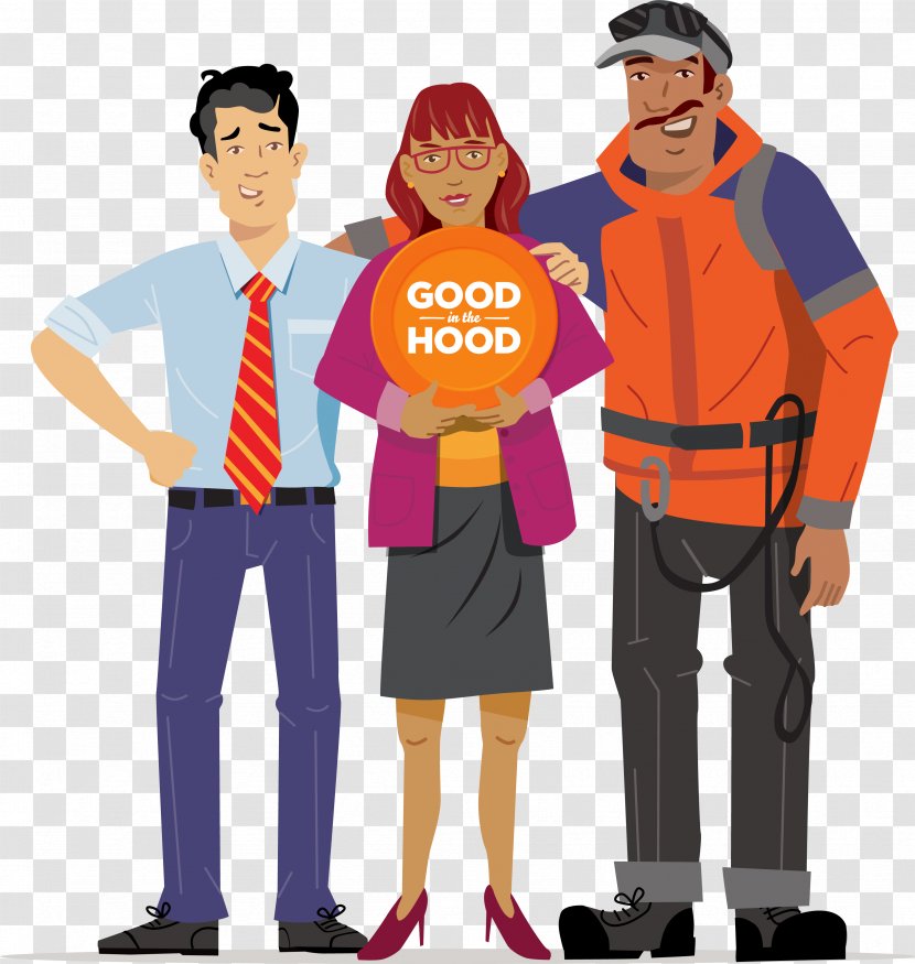 Human Behavior Cartoon Character Outerwear - Uniform - Neighbourhood Transparent PNG