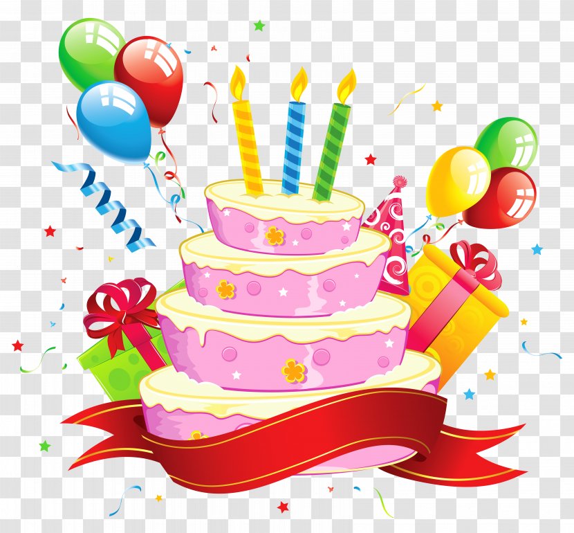 Birthday Cake Party Clip Art - Decorating Transparent PNG