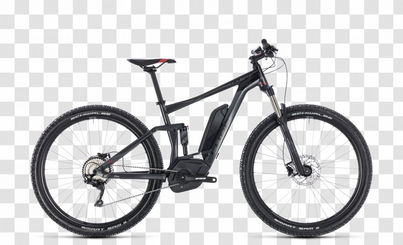 Electric Bicycle Cube Bikes Mountain Bike CUBE Access Hybrid ONE 400 - Shimano - Stereo Tyre Transparent PNG