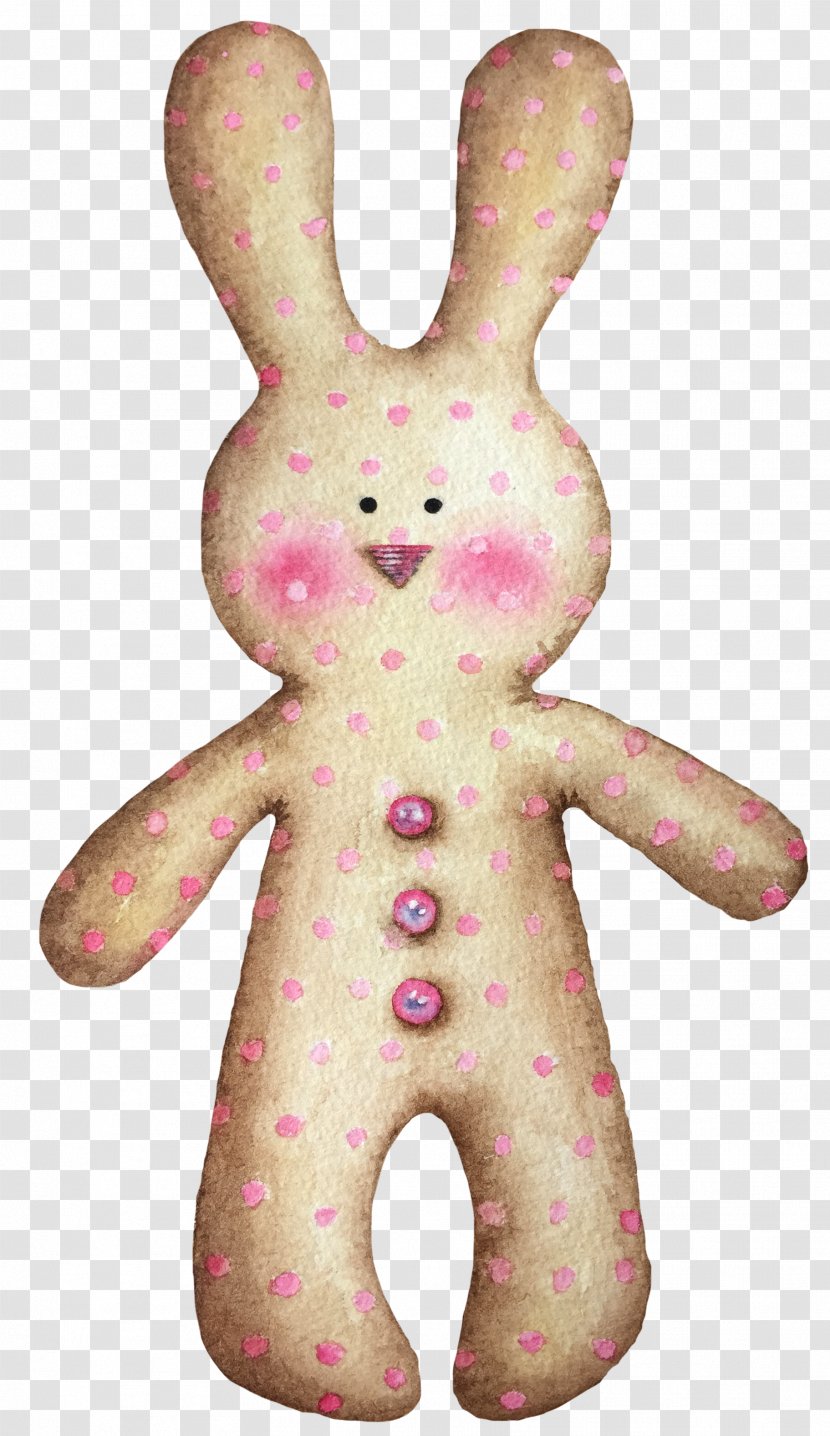 Easter Bunny Rabbit Doll - Designer - Hand-painted Dolls Transparent PNG