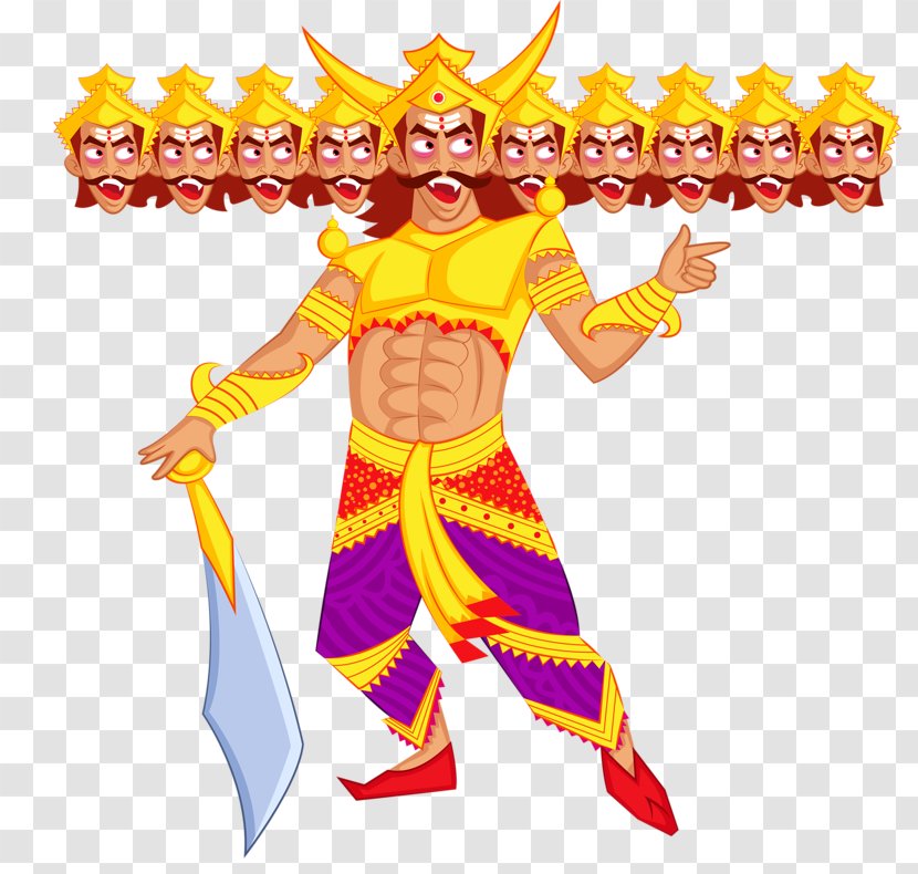 Ravana Rama Hanuman Sita Dussehra - Navaratri - Strange Dolls Transparent PNG