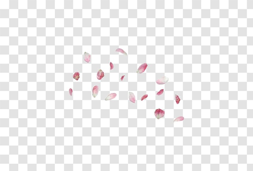 Petal Clip Art - Transparency And Translucency - Hand-painted Cherry Petals Transparent PNG