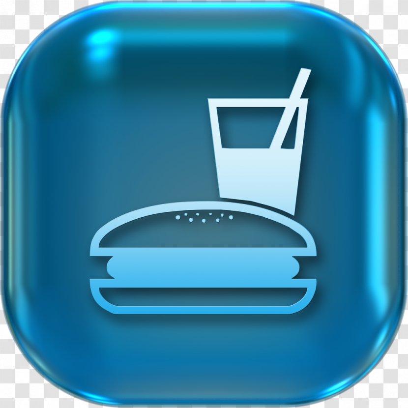 Fast Food Hamburger Junk Street - Blue Transparent PNG