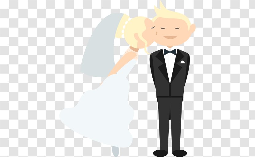 Cartoon Boy Male Clip Art - Standing - Wedding Couple Transparent PNG