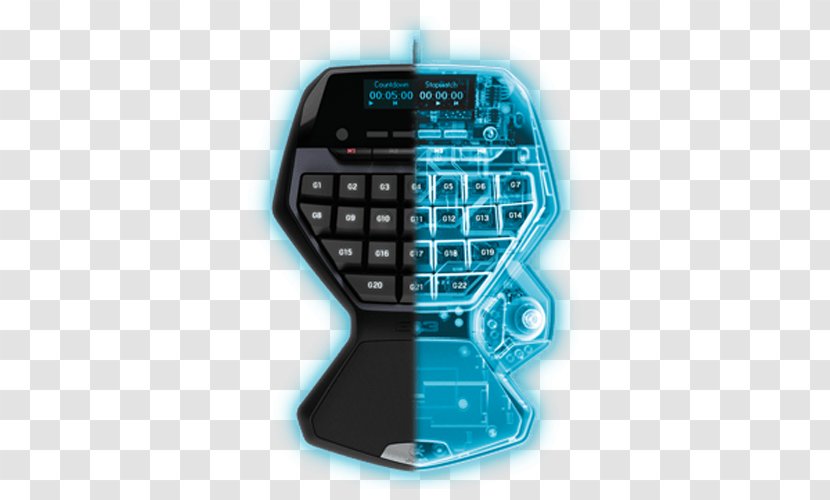 Computer Keyboard Logitech G13 Gaming Keypad Joystick - Technology Transparent PNG