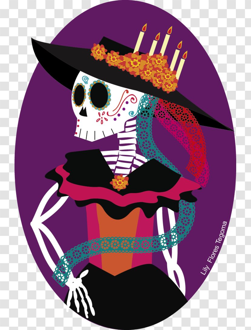 La Calavera Catrina - Deviantart - Art Transparent PNG