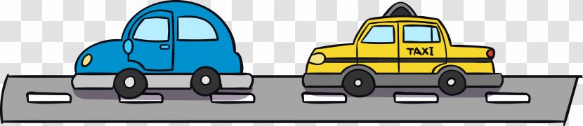 Cartoon Road - Machine - Car Bus On The Transparent PNG