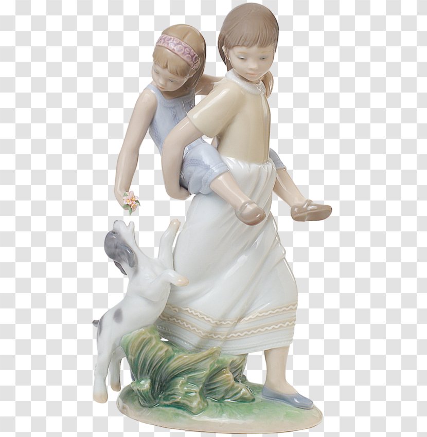 Figurine Lladró Porcelain Lladro From Spain Montinas Sculpture - Commodity - Garden Statues Transparent PNG