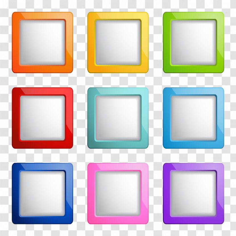 Pause Button - Area - Picture Frame Transparent PNG