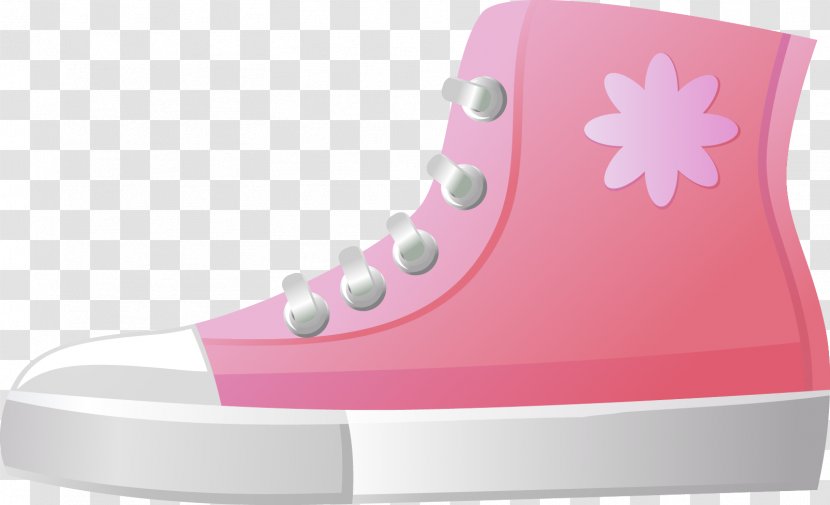 Sneakers Pink Shoe Photography - Vector Shoes Transparent PNG