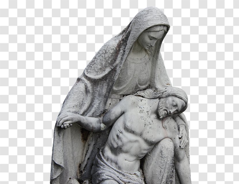 Statue Pietà Image Sculpture Christianity - Mary - Virgin Transparent PNG