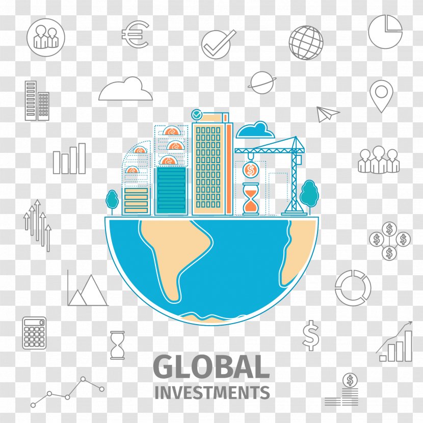 Earth Icon - Logo - Building Business Element Material Transparent PNG